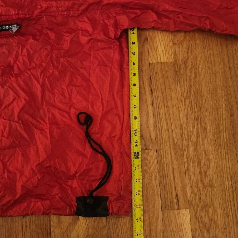 Vintage Marlboro Unlimited Red Pullover Rain Jacket Windbreaker/Bag Size XL - Picture 9 of 14